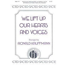 Hinshaw Music We Lift Up Our Hearts and Voices SATB arranged by Ronald Kauffmann