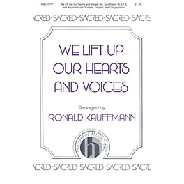 Hinshaw Music We Lift Up Our Hearts and Voices SATB arranged by Ronald Kauffmann