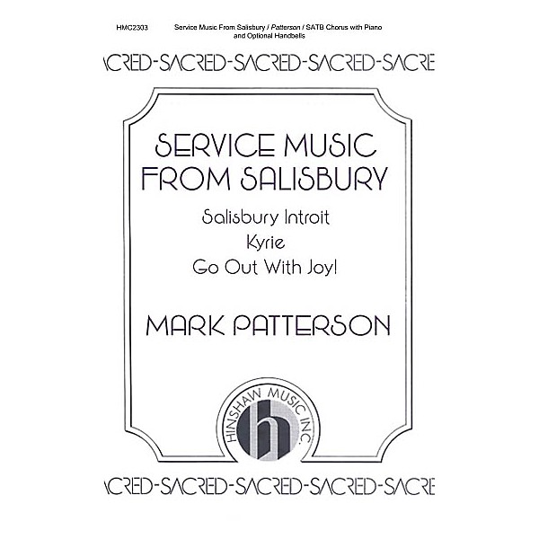 Hinshaw Music Service Music from Salisbury SATB composed by Mark Patterson