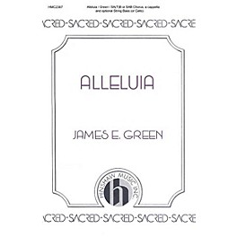 Hinshaw Music Alleluia (Looking Away) SATB composed by James E. Green