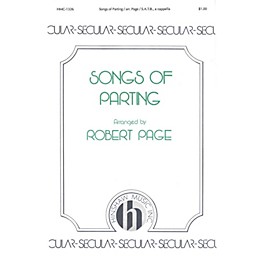 Hinshaw Music Songs of Parting (Three Traditional German) SATB Divisi arranged by Robert Page