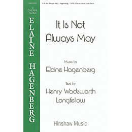 Hinshaw Music It Is Not Always May SSATTB composed by Elaine Hagenberg