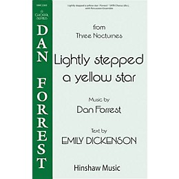 Hinshaw Music Lightly Stepped a Yellow Star SSAATTBB composed by Dan Forrest