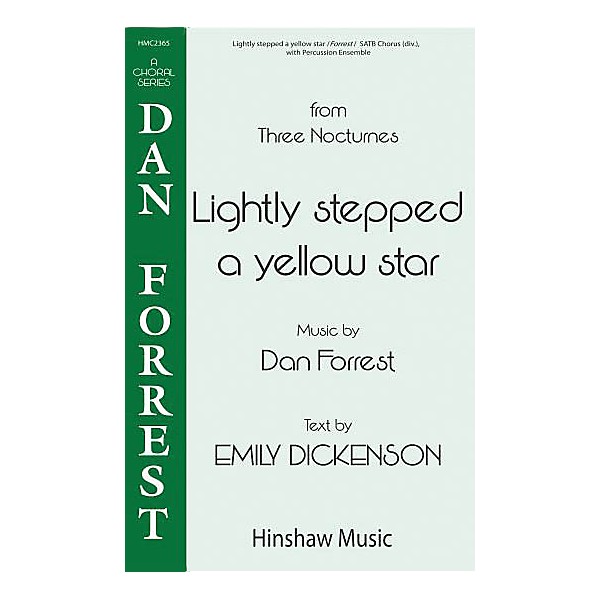 Hinshaw Music Lightly Stepped a Yellow Star SSAATTBB composed by Dan Forrest