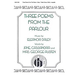 Hinshaw Music Three Poems from the Parlour SSAA composed by Eleanor Daley