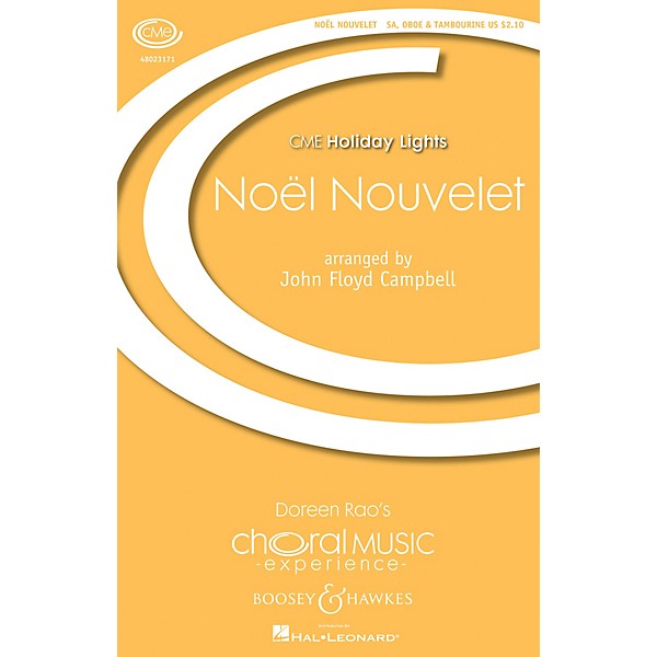 Boosey and Hawkes Noël Nouvelet (CME Holiday Lights) CHORAL arranged by John Floyd Campbell