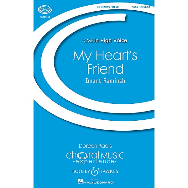 Boosey and Hawkes My Heart's Friend (from Songs of the Lights, Set II) CME Intermediate UNIS/2PT composed by Imant Raminsh