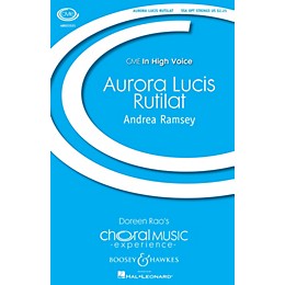 Boosey and Hawkes Aurora Lucis Rutilat (CME In High Voice) SSA with Strings composed by Andrea Ramsey