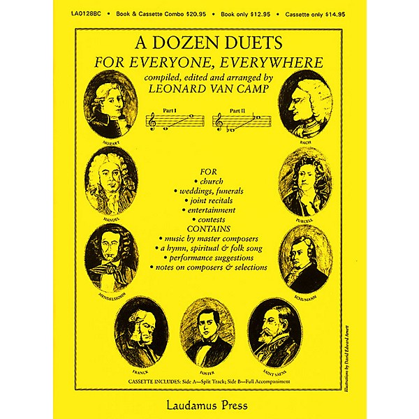 Laudamus Press A Dozen Duets - Vocal Duets (Compiled, edited and arranged by Leonard van Camp) by Leonard Van Camp