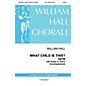 Gentry Publications What Child Is This SATTBB arranged by William D. Hall thumbnail