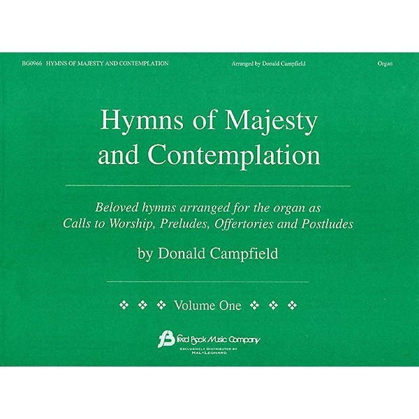 Fred Bock Music Hymns of Majesty and Contemplation