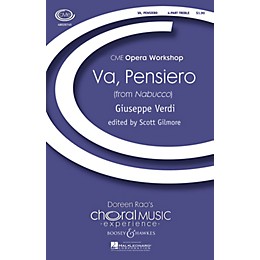 Boosey and Hawkes Va, Pensiero (from Nabucco) CME Opera Workshop 4 Part Treble composed by Giuseppe Verdi