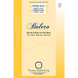 Pavane Boléro (from Solfege Suite) SAB composed by Ken Berg