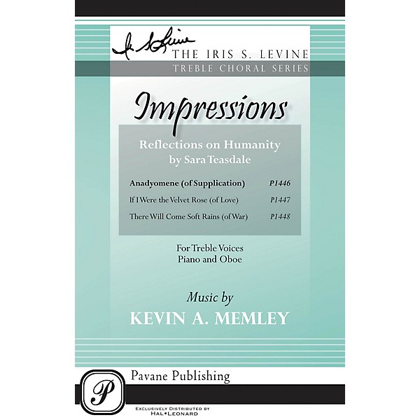 Pavane Anadyomene (from Impressions-Reflections on Humanity) SSAA composed by Kevin Memley