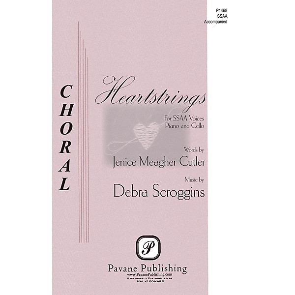 Pavane Heartstrings SSAA composed by Debra Scroggins