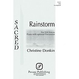Pavane Rainstorm SSA composed by Christine Donkin