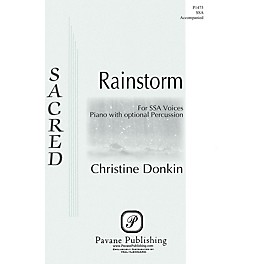 Pavane Rainstorm SSA composed by Christine Donkin