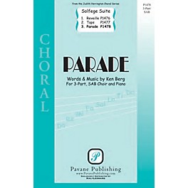 Pavane Parade (From 'Solfege Suite 4-The Military Suite') 3-Part Mixed composed by Ken Berg