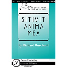Pavane Sitivit anima mea SATB DV A Cappella composed by Richard Burchard