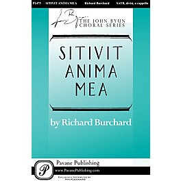 Pavane Sitivit anima mea SATB DV A Cappella composed by Richard Burchard