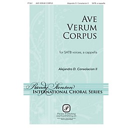 Pavane Ave Verum Corpus SATB a cappella composed by Alejandro Consolacion