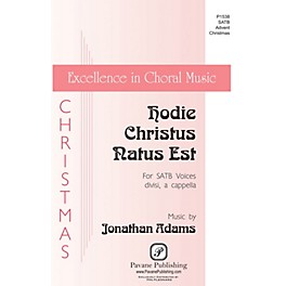 Pavane Hodie Christus Natus Est SATB DV A Cappella composed by Jonathan Adams