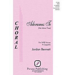 Pavane Adoramus Te (We Adore Thee) SATB a cappella composed by Jordan Bennett