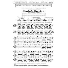 Pavane Cantate Domino SATB a cappella composed by Allan Robert Petker