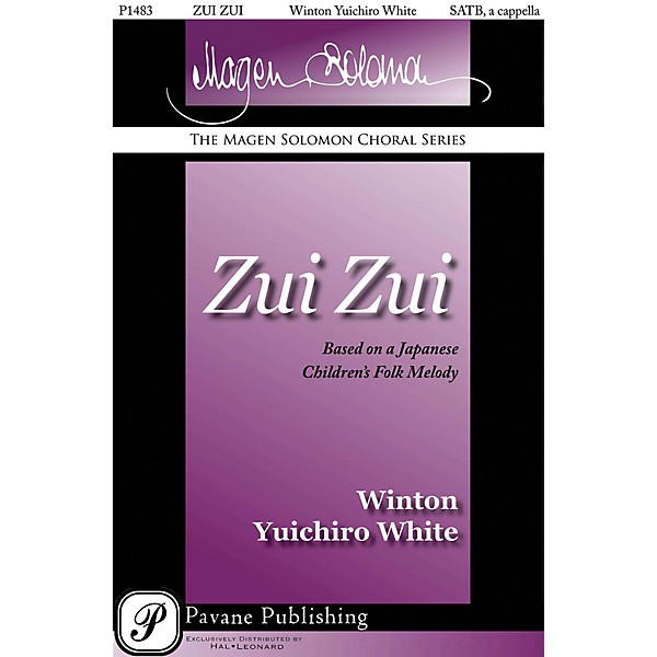 Pavane Zui Zui SATB a cappella arranged by Winton Yuichiro White