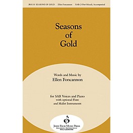 John Rich Music Press Seasons of Gold SAB composed by Ellen Foncannon