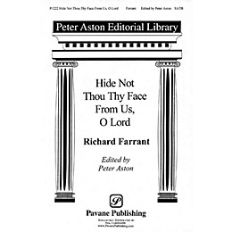 Pavane Hide Not Thou Thy Face SATB arranged by Peter Aston