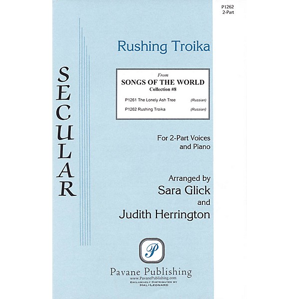 Pavane Rushing Troika 2-Part arranged by Judith Herrington