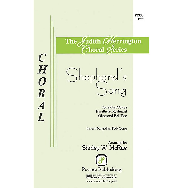 Pavane Shepherd's Song 2-Part arranged by Shirley W. McRae