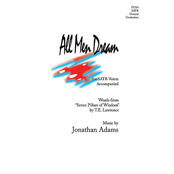 Pavane All Men Dream SATB composed by Jonathan Adams