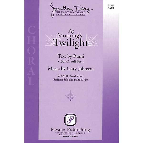 Pavane At Morning's Twilight SATB a cappella composed by Cory Johnson