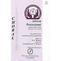 Pavane African Processional (Jambo rafiki yangu (Welcome, my friend)) SSAA composed by David Montoya