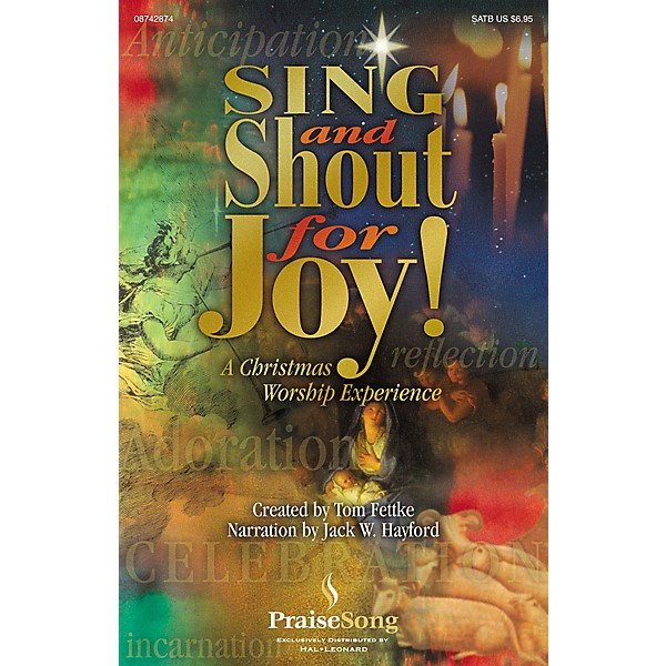 PraiseSong Sing and Shout for Joy! (A Christmas Worship Experience) SATB arranged by Tom Fettke