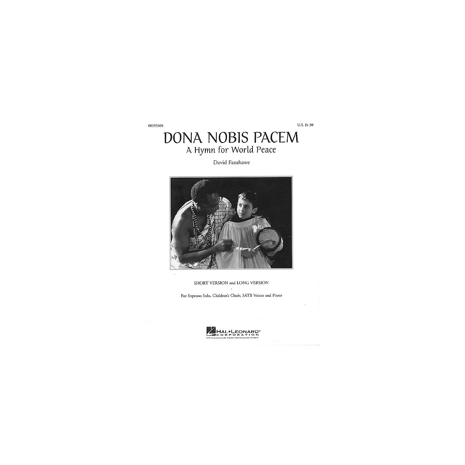 Hal Leonard Dona Nobis Pacem (A Hymn for World Peace) SATB composed by ...