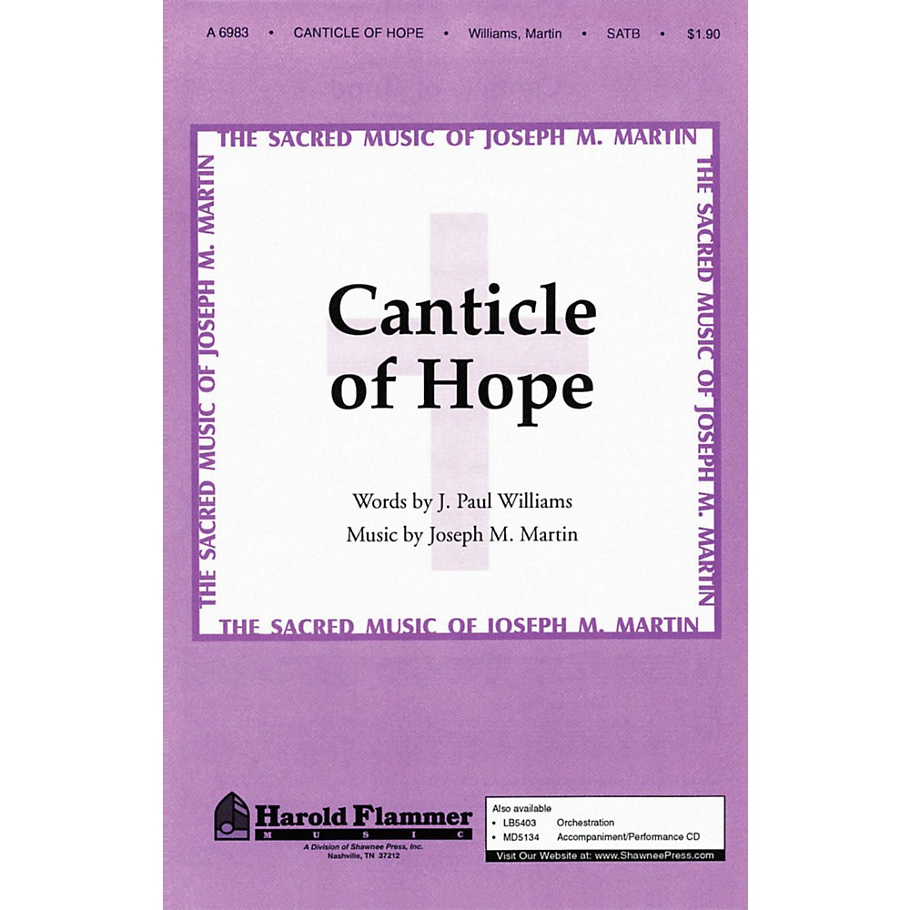 UPC 747510000037 product image for Shawnee Press Canticle Of Hope Satb Composed By Joseph M. Martin | upcitemdb.com