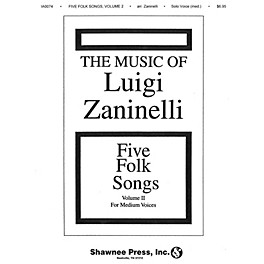 Shawnee Press Five Folk Songs II (Medium Voice)