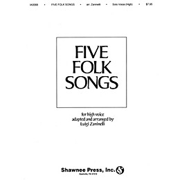 Shawnee Press Five Folk Songs High Voice
