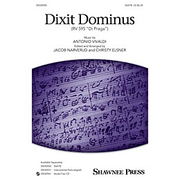 Shawnee Press Dixit Dominus SSATB arranged by Jacob Narverud
