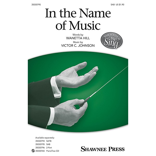 Shawnee Press In the Name of Music SAB arranged by Victor C. Johnson