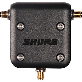 Open Box Shure UA221-RSMA Reverse SMA Passive Antenna Splitter Level 1 Band 1 Black