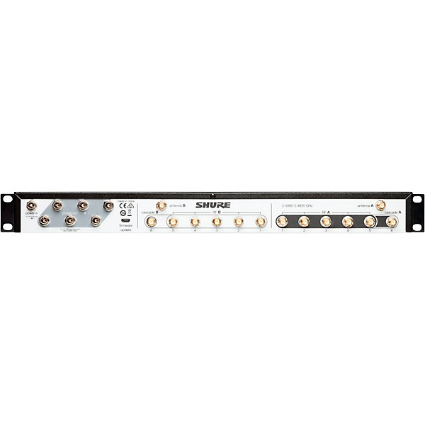 Shure UA846Z2/LC Frequency Manager for GLX-D Advanced Digital Wireless Systems Band 1 Black