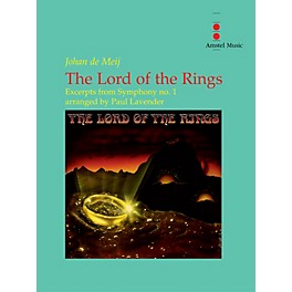 Amstel Music The Lord of the Rings (Excerpts from Symphony No. 1) - Concert Band Level 3.5 Arranged by Paul Lavender