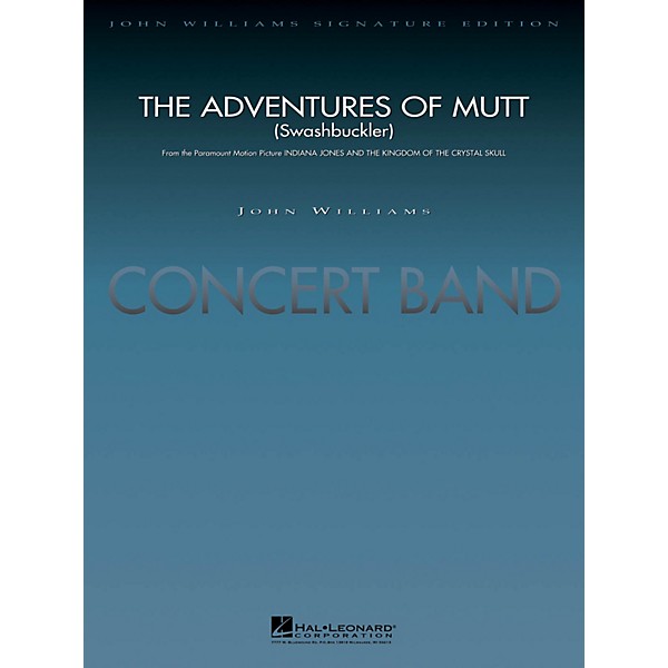 Hal Leonard The Adventures of Mutt (from Indiana Jones) Concert Band Level 5 by Paul Lavender