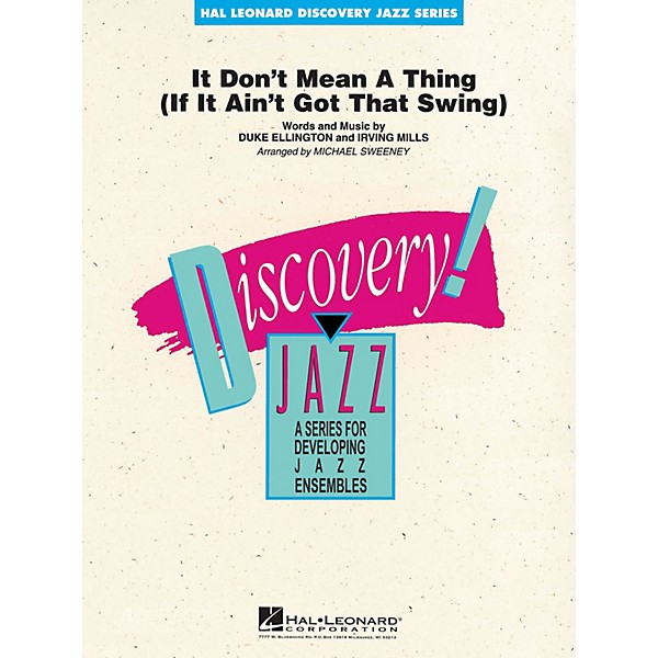 Hal Leonard It Don't Mean a Thing Jazz Band Level 1-2 by Duke Ellington Arranged by Michael Sweeney