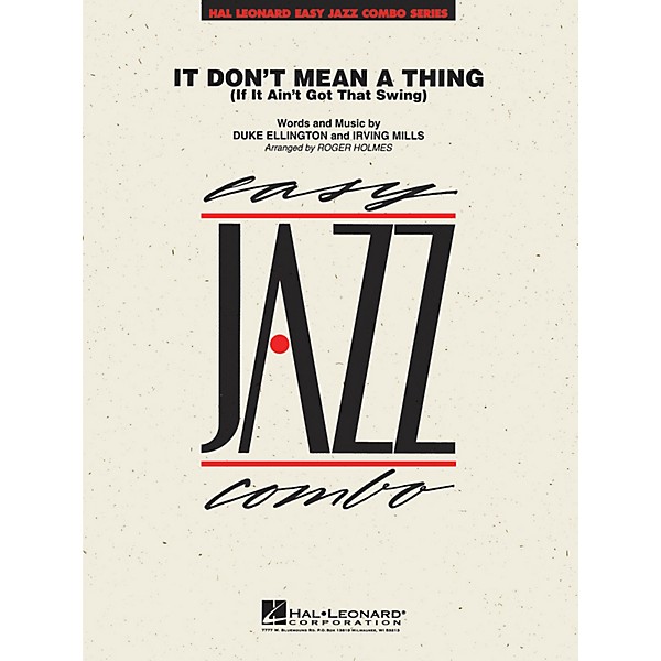 Hal Leonard It Don't Mean a Thing Jazz Band Level 2 Arranged by Roger Holmes