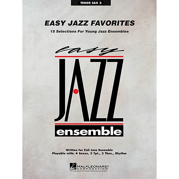 Hal Leonard Easy Jazz Favorites - Tenor Sax 2 Jazz Band Level 2 Composed by Various